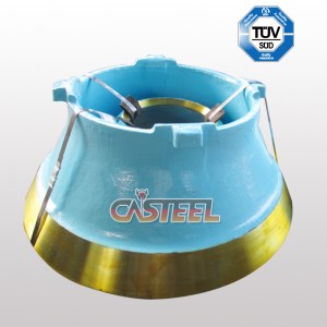 TEREX PEGSO TC1000, TC1150, TC1300 CONE CRUSHER concave&Mantle MN22CR2