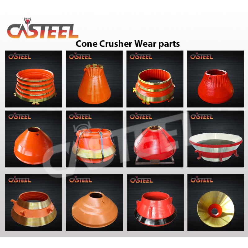 China OEM van Concave Crusher Liners, Bowl Liner Mantel en Concaves